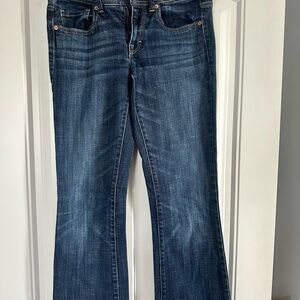 American eagle dark wash boot cut jeans
